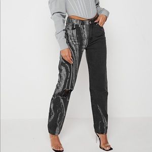 Maniere De Voir Black Marble Jeans